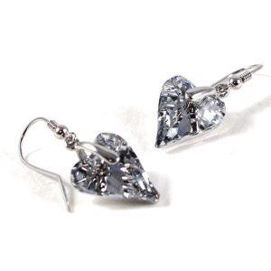 Srebrni uhani Wild Heart Argent Light Swarovski