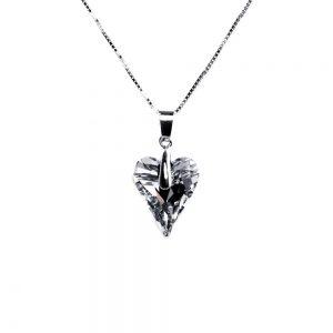 Srebrna ogrlica Wild Heart Argent Light Swarovski